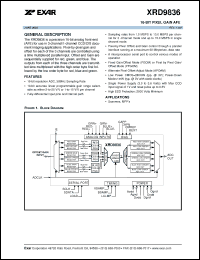 Click here to download XRD9836ACG Datasheet