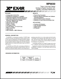 Click here to download MP8830AE Datasheet