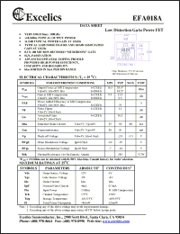 Click here to download EF018A Datasheet