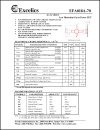 Click here to download EFA018A-70 Datasheet