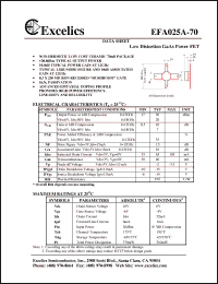 Click here to download EFA025A-70 Datasheet