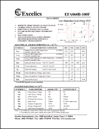 Click here to download EFA060BB-100F Datasheet