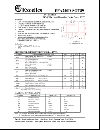 Click here to download EFA240D-SOT89 Datasheet