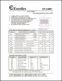 Click here to download EFA480C Datasheet