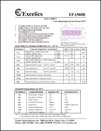 Click here to download EFA960 Datasheet