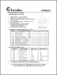 Click here to download EFB025A Datasheet