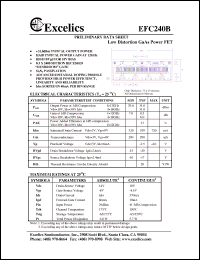 Click here to download EFC240B Datasheet