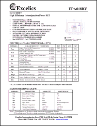 Click here to download EPA018BV Datasheet