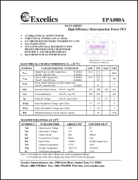 Click here to download EPA080A Datasheet