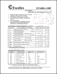 Click here to download EPA080A-100 Datasheet