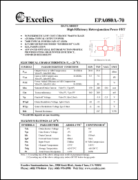 Click here to download EPA080A-70 Datasheet