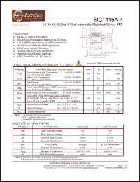 Click here to download EIC1415A-4 Datasheet