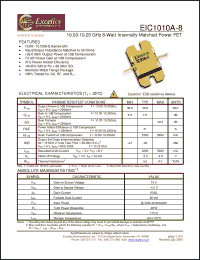 Click here to download EIC1010A-8 Datasheet