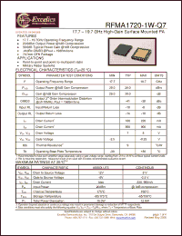 Click here to download RFMA1720-1W-Q7 Datasheet