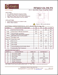 Click here to download RFMA2124-2W-P3 Datasheet