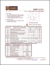 Click here to download EMP112-P1 Datasheet