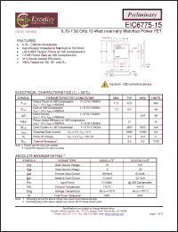 Click here to download EIC6775-15 Datasheet