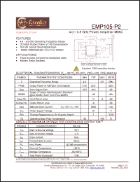 Click here to download EMP105-P2 Datasheet
