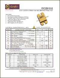 Click here to download EIC0910-8 Datasheet