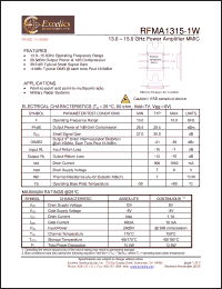 Click here to download RFMA1315-1W Datasheet