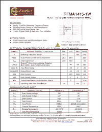 Click here to download RFMA1415-1W Datasheet