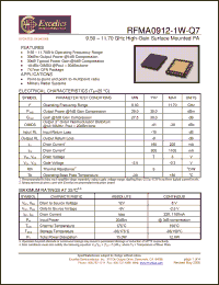 Click here to download RFMA0912-1W-Q7 Datasheet