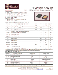 Click here to download RFMA1214-0.5W-Q7 Datasheet