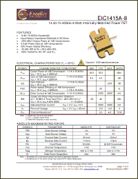 Click here to download EIC1415A-8 Datasheet