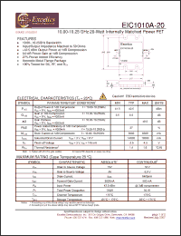 Click here to download EIC1010A-20 Datasheet