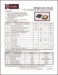 Click here to download RFMA1415-1W-Q7 Datasheet