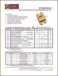 Click here to download EIC0910A-8 Datasheet
