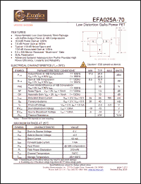 Click here to download EFA025A-100P Datasheet