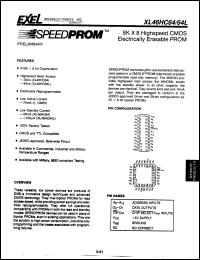 Click here to download XLE46HC64C45 Datasheet