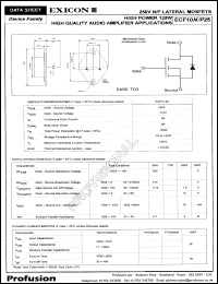 Click here to download ECF10N25 Datasheet