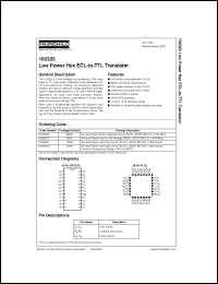Click here to download 100325QCX Datasheet