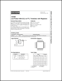 Click here to download 100395CW Datasheet