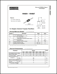 Click here to download 1N4001 Datasheet