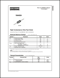 Click here to download 1N4454TR Datasheet