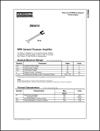 Click here to download 2N3415 Datasheet