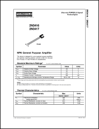 Click here to download 2N3416 Datasheet