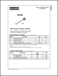 Click here to download 2N4402 Datasheet