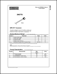 Click here to download 2N5770 Datasheet