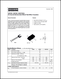 Click here to download 2N7002MTF Datasheet
