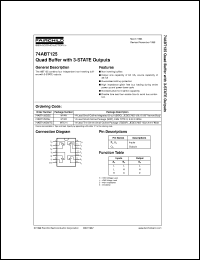 Click here to download 74ABT125 Datasheet