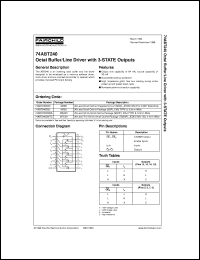 Click here to download 74ABT240CSCX Datasheet