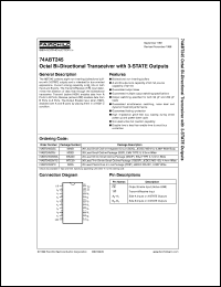 Click here to download 74ABT245CSJ Datasheet