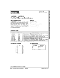 Click here to download 74AC139MTCX Datasheet