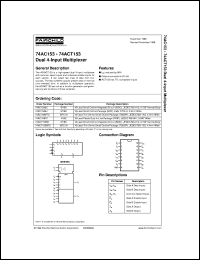 Click here to download 74AC153MTCX Datasheet