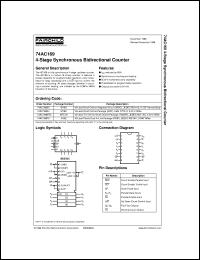 Click here to download 74AC169MTCX Datasheet