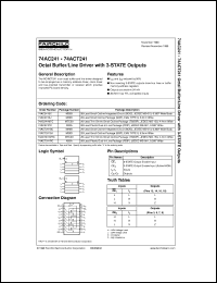 Click here to download 74AC241SCX Datasheet